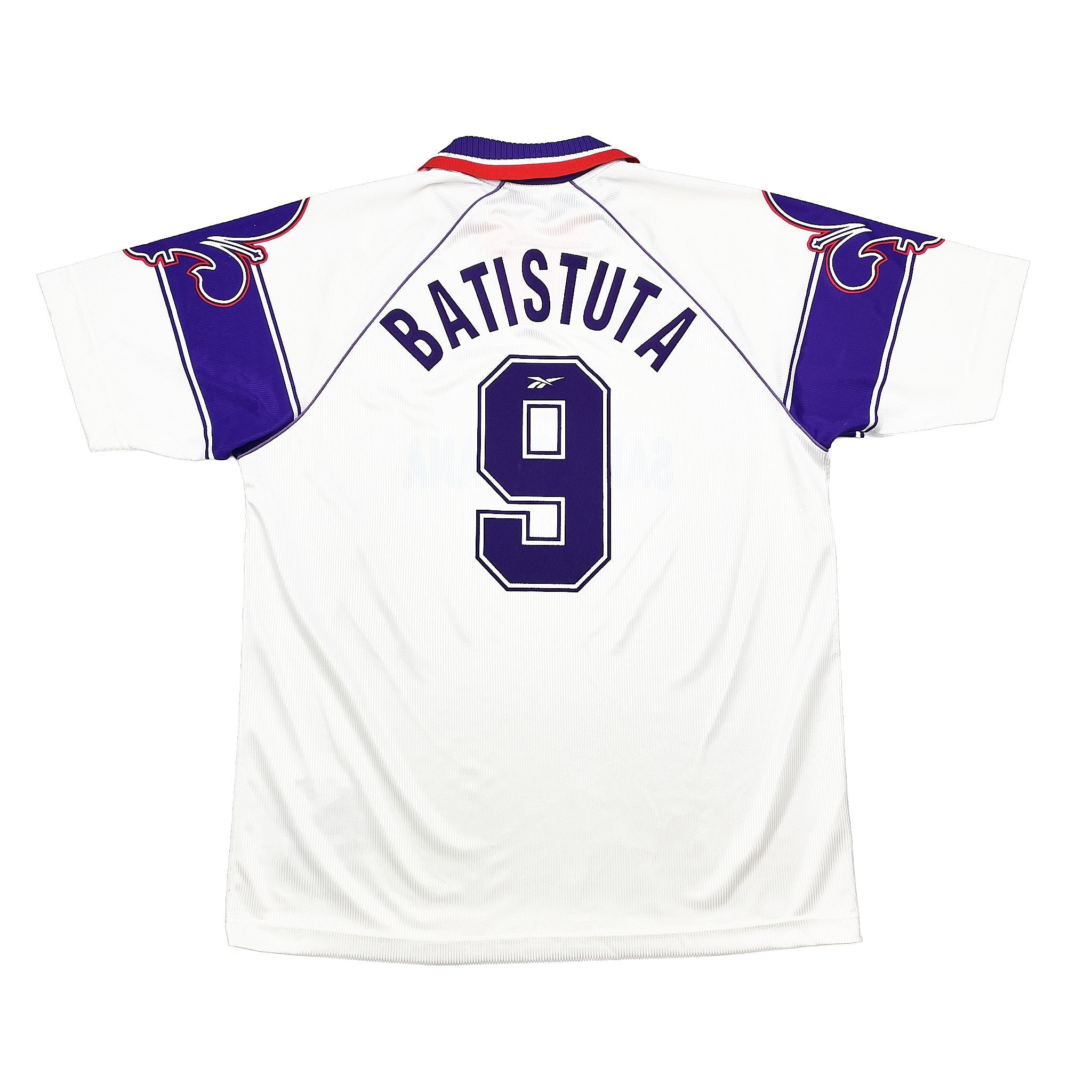 Buy 1995/96 FIORENTINA BATISTUTA 9 AWAY SHIRT (XL) REEBOK ~ Free worldwide shipping available ~ Authentic Vintage Football Shirts from Cult Kits