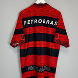 Shop 1995/96 FLAMENGO *CENTENARY* HOME SHIRT (L) UMBRO, classic football shirts, vintage football shirts & retro soccer jerseys at Cult Kits