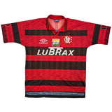 Buy 1995/96 Flamengo Romario 11 *Centenary* Home Shirt (XL) Umbro ~ Free worldwide shipping available ~ Authentic Vintage Football Shirts from Cult Kits