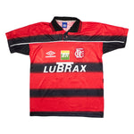 Buy 1995/96 Flamengo Romario 11 Centenary Home Shirt (XL) Umbro ~ Free worldwide shipping ~ Authentic Vintage Football Shirts from Cult Kits