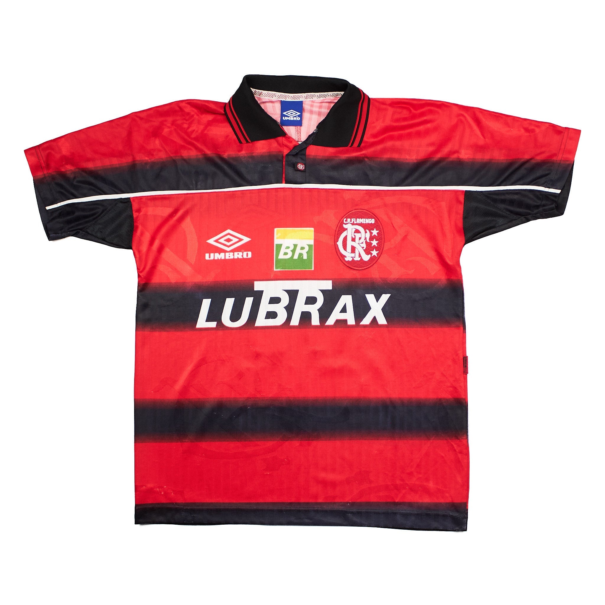 Buy 1995/96 Flamengo Romario 11 Centenary Home Shirt (XL) Umbro ~ Free worldwide shipping ~ Authentic Vintage Football Shirts from Cult Kits