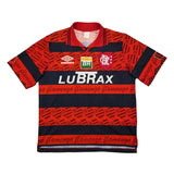 Buy 1995/96 Flamengo Romario 11 *Centenary* Home Shirt (XL) Umbro ~ Free worldwide shipping available ~ Authentic Vintage Football Shirts from Cult Kits
