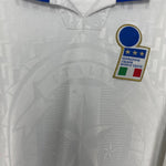 Shop 1995/96 ITALY #17 L/S *PLAYER ISSUE* AWAY SHIRT (L) NIKE, classic football shirts, vintage football shirts & retro soccer jerseys at Cult Kits