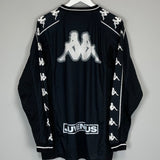 1995/96 JUVENTUS L/S TRAINING SHIRT (XL) KAPPA - Cult Kits - XL - Buy Vintage Football Shirts, Authentic Retro Football Shirts For Sale, Classic Football Shirts & Soccer Jersey