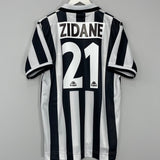 Shop 1995/96 JUVENTUS ZIDANE #21 HOME SHIRT (L) KAPPA, classic football shirts, vintage football shirts & retro soccer jerseys at Cult Kits