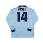 Buy 1995/96 Lazio Fuser 14 *Match Issue* L/S Home Shirt (L) Umbro ~ Free worldwide shipping ~ Authentic Vintage Football Shirts from Cult Kits