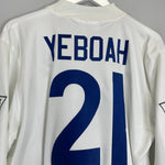 1995/96 LEEDS UNITED YEBOAH 21 L/S HOME SHIRT (L) ASICS - Cult Kits - Large - Buy Vintage Football Shirts, Authentic Retro Football Shirts For Sale, Classic Football Shirts & Soccer Jersey