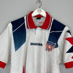 Shop 1995/96 LIBERIA WEAH #9 AWAY SHIRT (XL) DIADORA, classic football shirts, vintage football shirts & retro soccer jerseys at Cult Kits