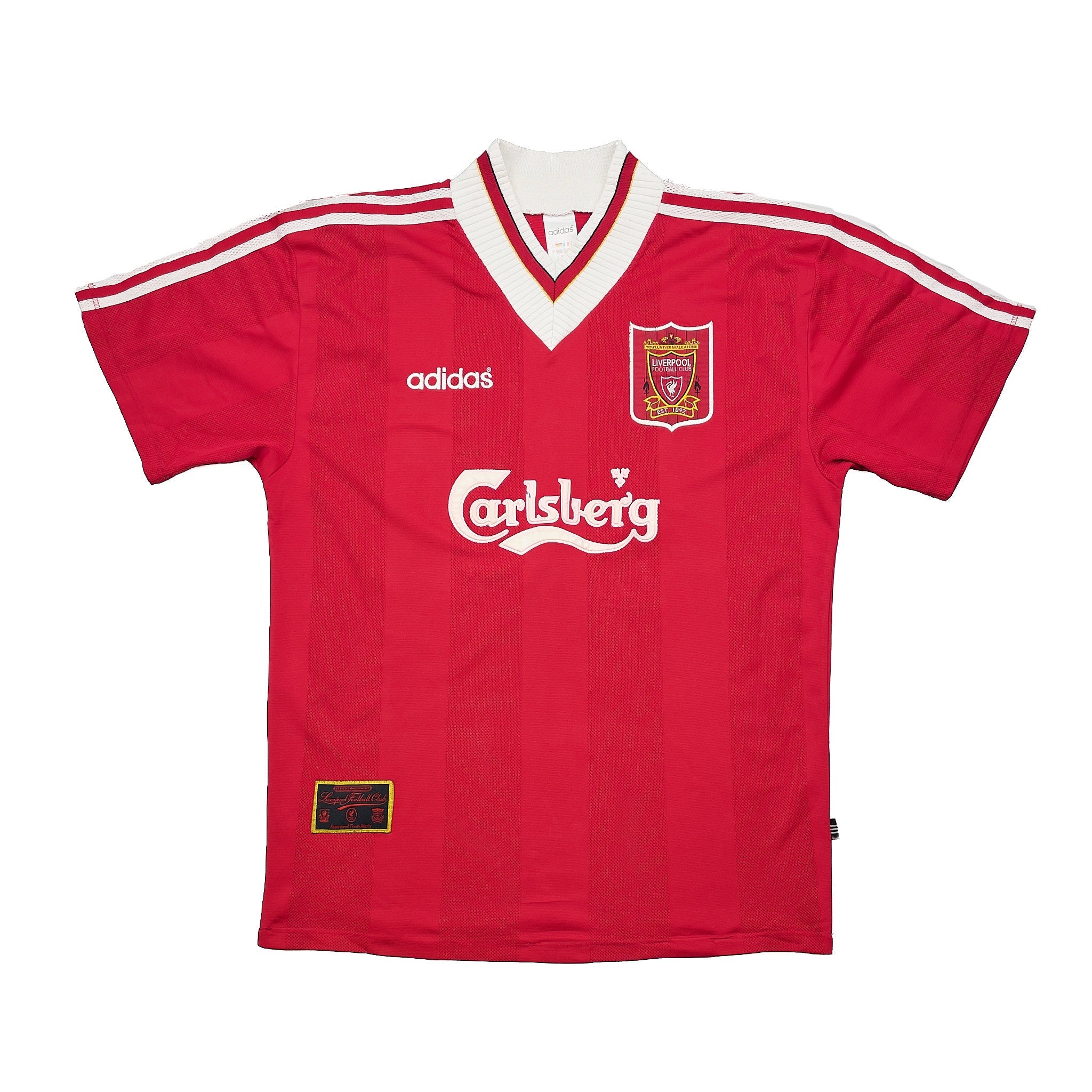 Buy 1995/96 Liverpool Fowler 23 Home Shirt (L) Adidas ~ Free worldwide shipping available ~ Authentic Vintage Football Shirts from Cult Kits