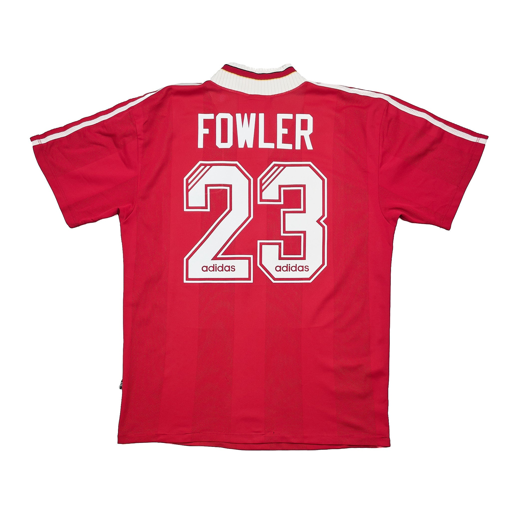 Buy 1995/96 Liverpool Fowler 23 Home Shirt (L) Adidas ~ Free worldwide shipping available ~ Authentic Vintage Football Shirts from Cult Kits