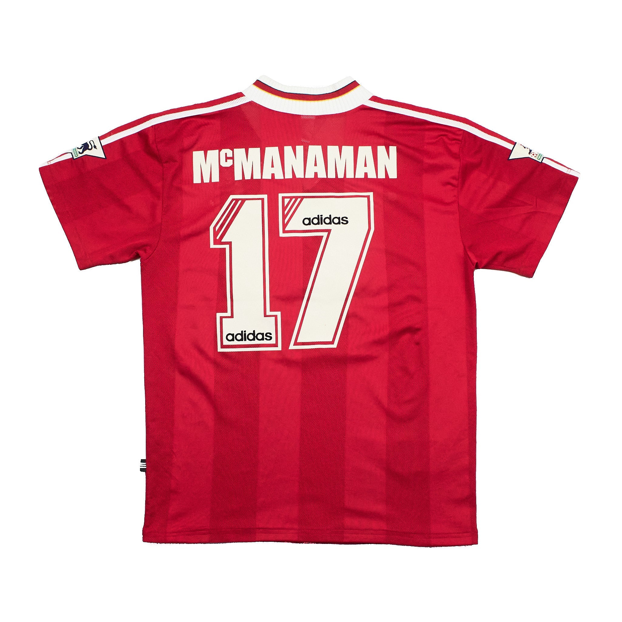 Buy 1995/96 Liverpool McManaman 17 Home Shirt (XL) Adidas ~ Free worldwide shipping ~ Authentic Vintage Football Shirts from Cult Kits