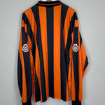 Shop 1995/96 LUTON TOWN L/S *PLAYER ISSUE* AWAY SHIRT (XXL) PONY, classic football shirts, vintage football shirts & retro soccer jerseys at Cult Kits