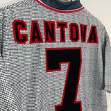 Shop 1995/96 MANCHESTER UNITED CANTONA #7 *BNWT* AWAY SHIRT (L) UMBRO, classic football shirts, vintage football shirts & retro soccer jerseys at Cult Kits