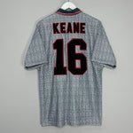 Shop 1995/96 MANCHESTER UNITED KEANE #16 AWAY SHIRT (L) UMBRO, classic football shirts, vintage football shirts & retro soccer jerseys at Cult Kits