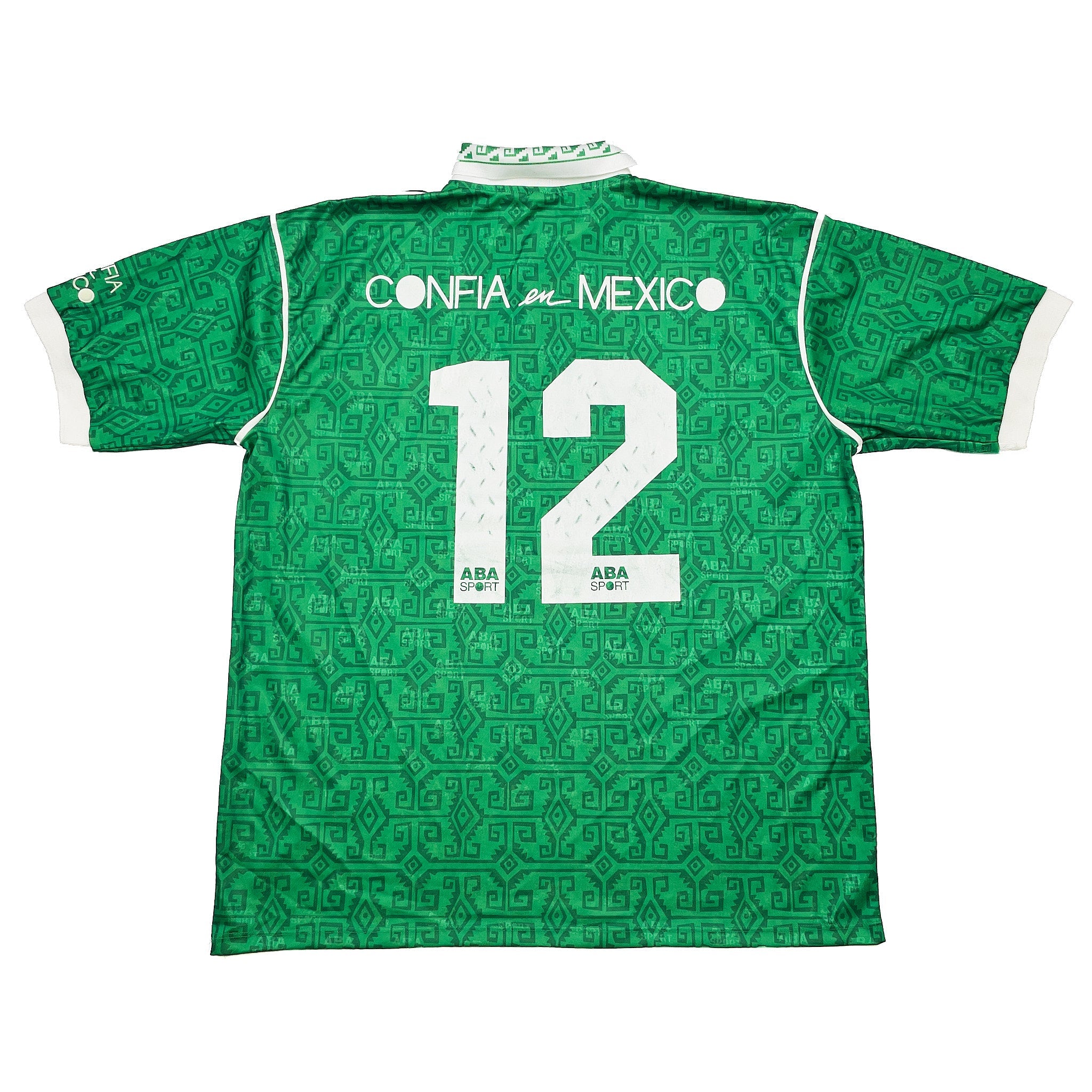 Buy 1995/96 Mexico 12 Home Shirt (L) Aba Sport ~ Free worldwide shipping available ~ Authentic Vintage Football Shirts from Cult Kits