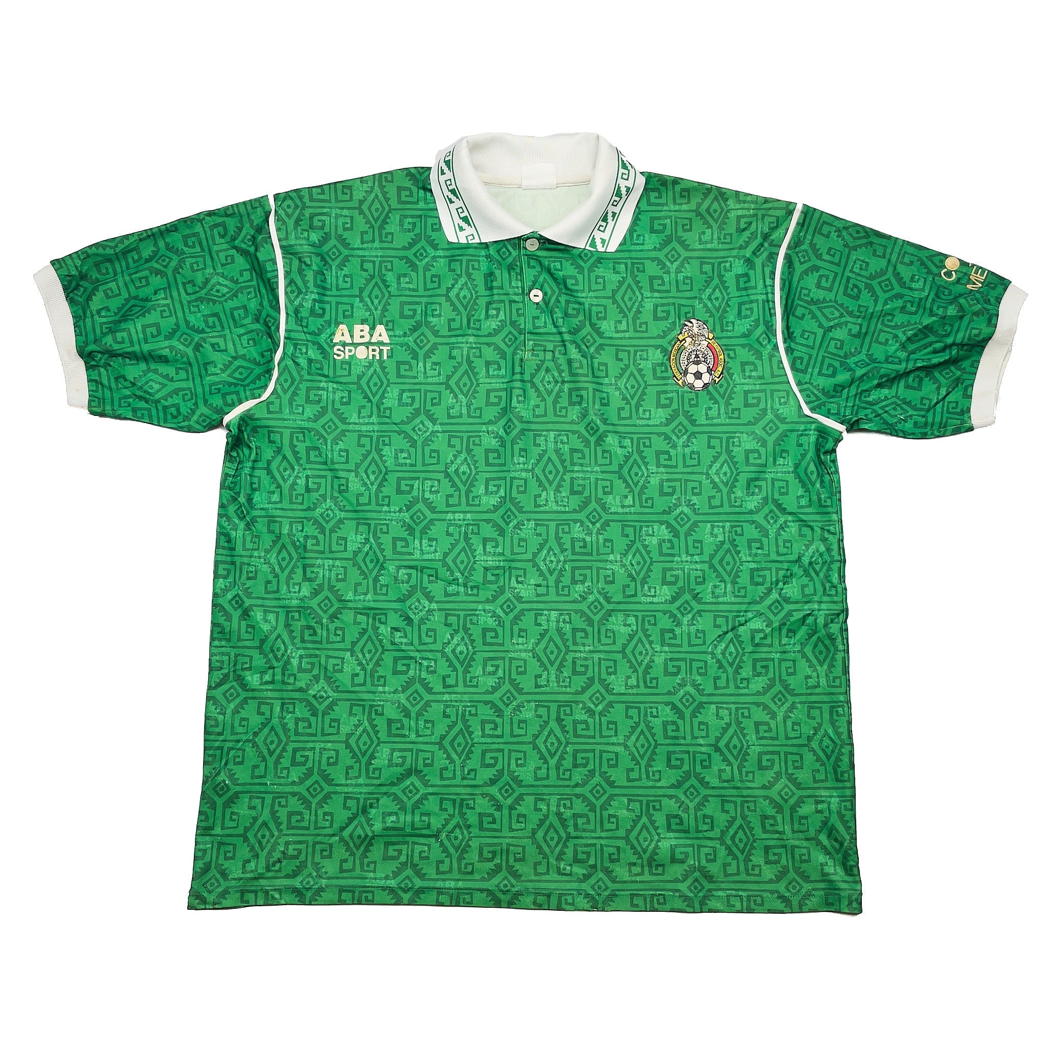 Buy 1995/96 Mexico 12 Home Shirt (XL) ABA Sport ~ Free worldwide shipping ~ Authentic Vintage Football Shirts from Cult Kits
