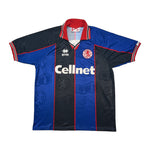 Buy 1995/96 Middlesbrough Juninho 25 Away Shirt (L) Errea ~ Free worldwide shipping available ~ Authentic Vintage Football Shirts from Cult Kits