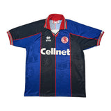 Buy 1995/96 Middlesbrough Juninho 25 Away Shirt (L) Errea ~ Free worldwide shipping available ~ Authentic Vintage Football Shirts from Cult Kits