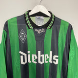 Shop 1995/96 MONCHENGLADBACH L/S AWAY SHIRT (L) REEBOK, classic football shirts, vintage football shirts & retro soccer jerseys at Cult Kits
