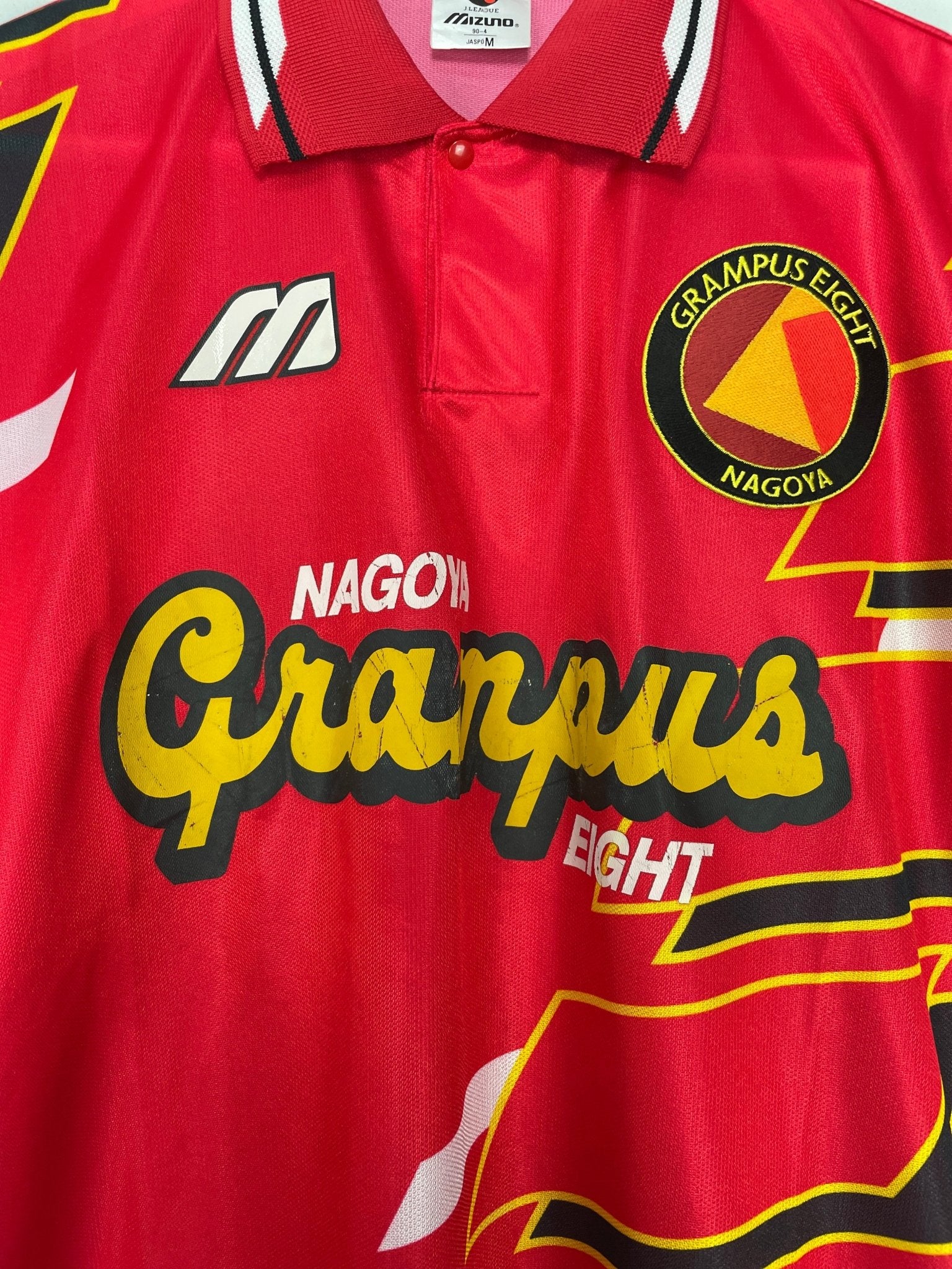 Shop 1995/96 NAGOYA GRAMPUS HOME SHIRT (S) MIZUNO, classic football shirts, vintage football shirts & retro soccer jerseys at Cult Kits