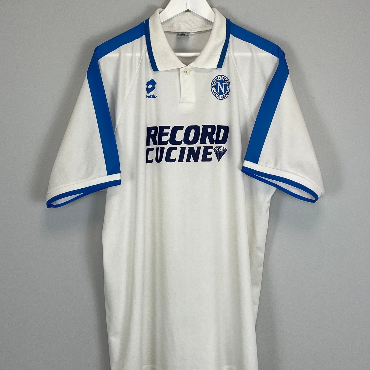 Shop 1995/96 NAPOLI AWAY SHIRT (XXL) LOTTO, classic football shirts, vintage football shirts & retro soccer jerseys at Cult Kits