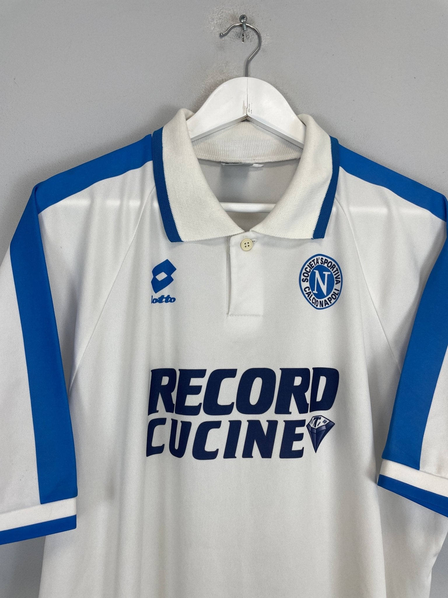 Shop 1995/96 NAPOLI AWAY SHIRT (XXL) LOTTO, classic football shirts, vintage football shirts & retro soccer jerseys at Cult Kits