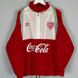 Shop 1995/96 NECAXA 1/2 ZIP JACKET (L) UMBRO, classic football shirts, vintage football shirts & retro soccer jerseys at Cult Kits