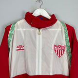 Shop 1995/96 NECAXA 1/2 ZIP JACKET (L) UMBRO, classic football shirts, vintage football shirts & retro soccer jerseys at Cult Kits
