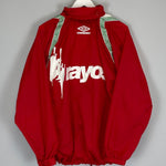 Shop 1995/96 NECAXA 1/2 ZIP JACKET (L) UMBRO, classic football shirts, vintage football shirts & retro soccer jerseys at Cult Kits