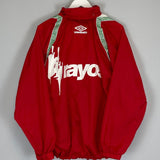 Shop 1995/96 NECAXA 1/2 ZIP JACKET (L) UMBRO, classic football shirts, vintage football shirts & retro soccer jerseys at Cult Kits