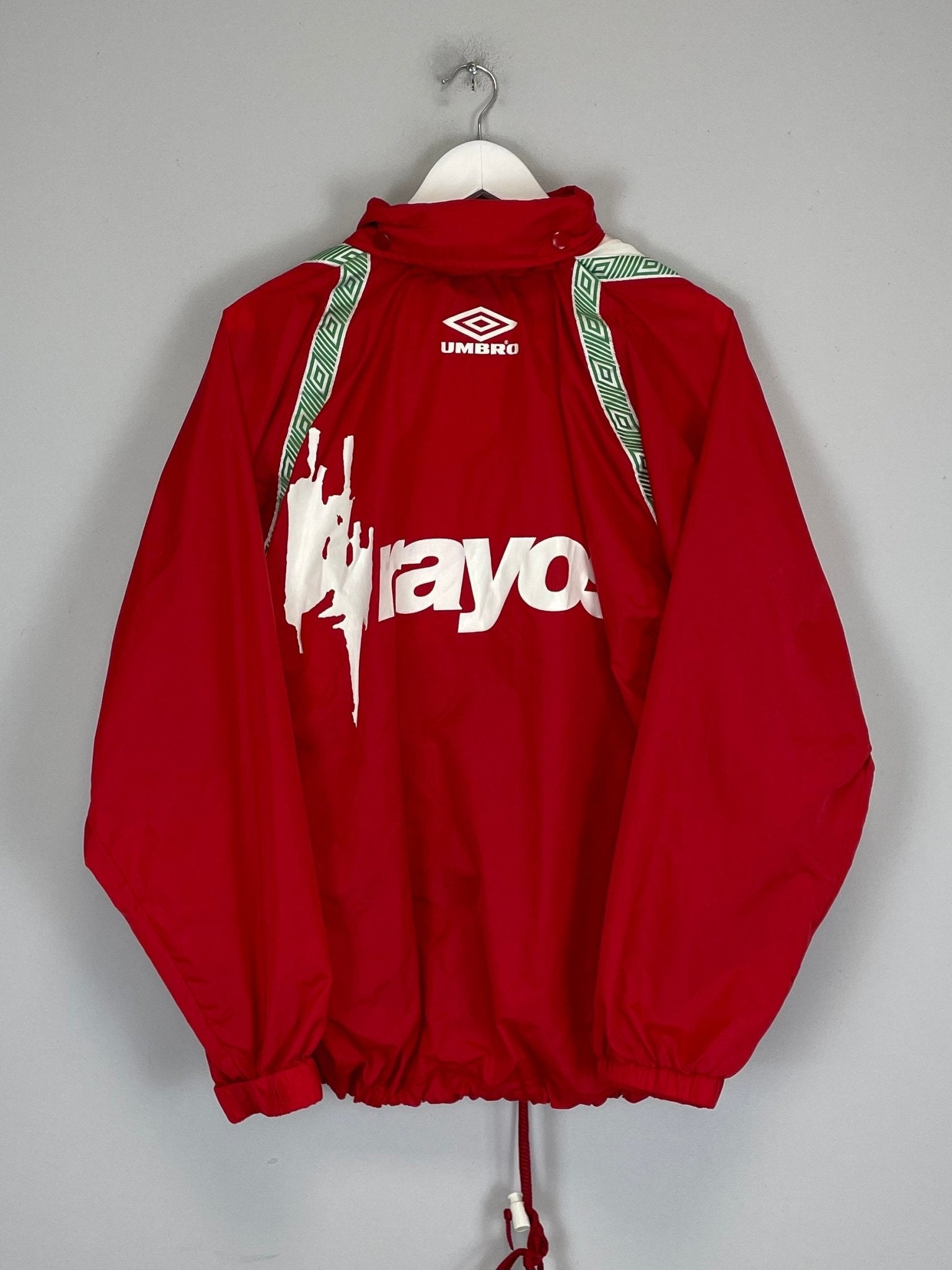 Shop 1995/96 NECAXA 1/2 ZIP JACKET (L) UMBRO, classic football shirts, vintage football shirts & retro soccer jerseys at Cult Kits