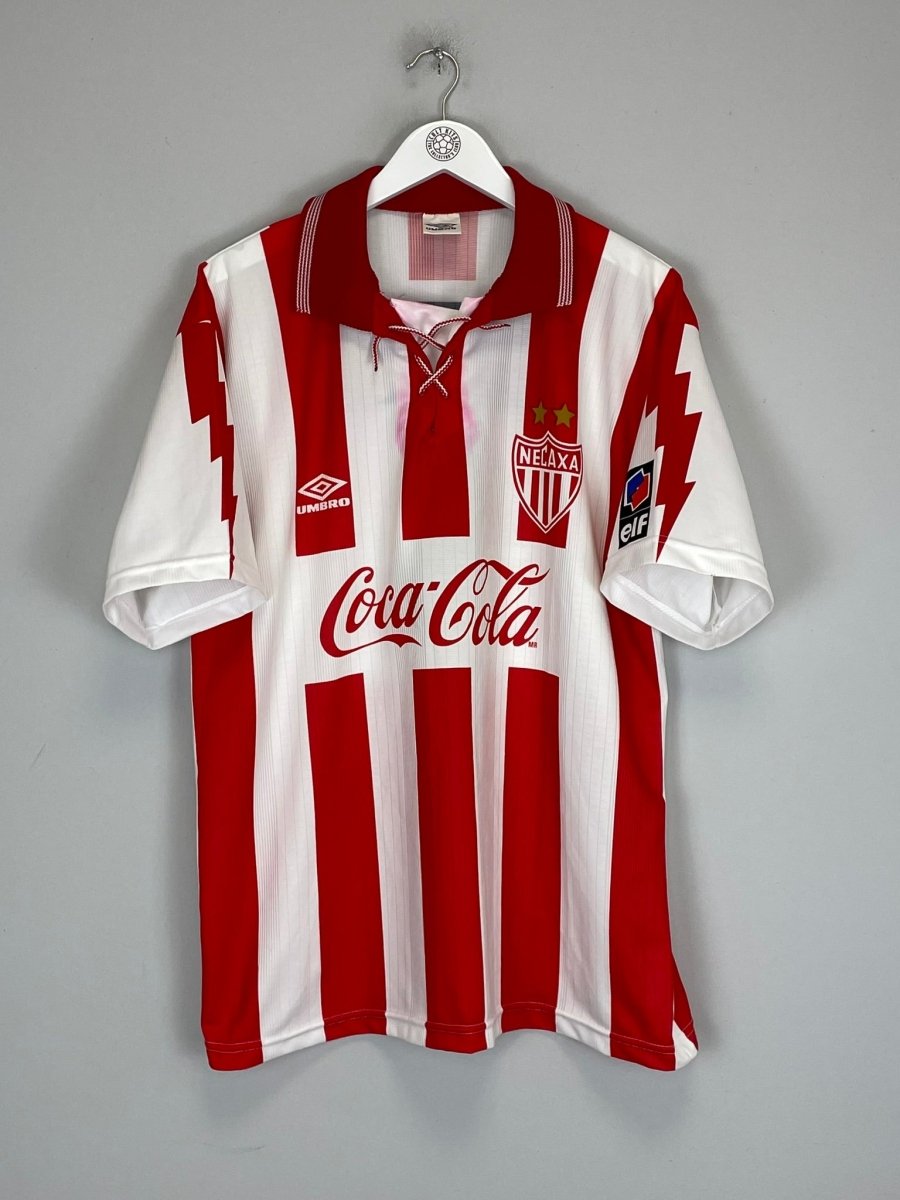 1995/96 NECAXA 6 HOME SHIRT (L) UMBRO - Cult Kits - Large - Buy Vintage Football Shirts, Authentic Retro Football Shirts For Sale, Classic Football Shirts & Soccer Jersey