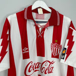 Shop 1995/96 NECAXA HOME SHIRT (L) UMBRO, classic football shirts, vintage football shirts & retro soccer jerseys at Cult Kits