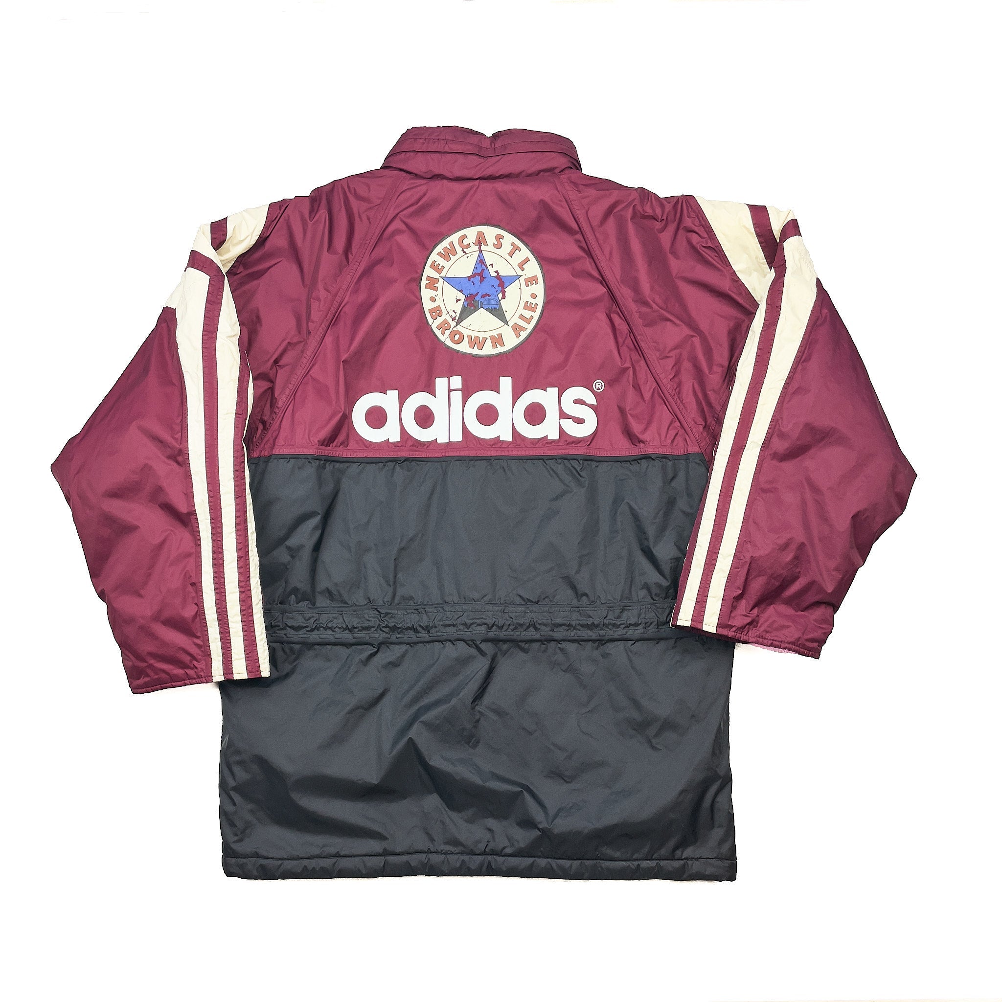 Buy 1995/96 Newcastle United Bench Coat (M) Adidas ~ Free worldwide shipping ~ Authentic Vintage Football Shirts from Cult Kits