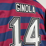 Shop 1995/96 NEWCASTLE UNITED GINOLA #14 AWAY SHIRT (L) ADIDAS, classic football shirts, vintage football shirts & retro soccer jerseys at Cult Kits