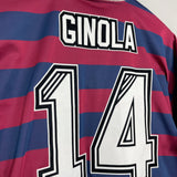 Shop 1995/96 NEWCASTLE UNITED GINOLA #14 AWAY SHIRT (L) ADIDAS, classic football shirts, vintage football shirts & retro soccer jerseys at Cult Kits