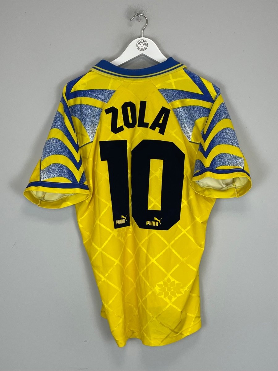 1995/96 PARMA ZOLA 10 HOME SHIRT (L) PUMA - Cult Kits - Large - Buy Vintage Football Shirts, Authentic Retro Football Shirts For Sale, Classic Football Shirts & Soccer Jersey