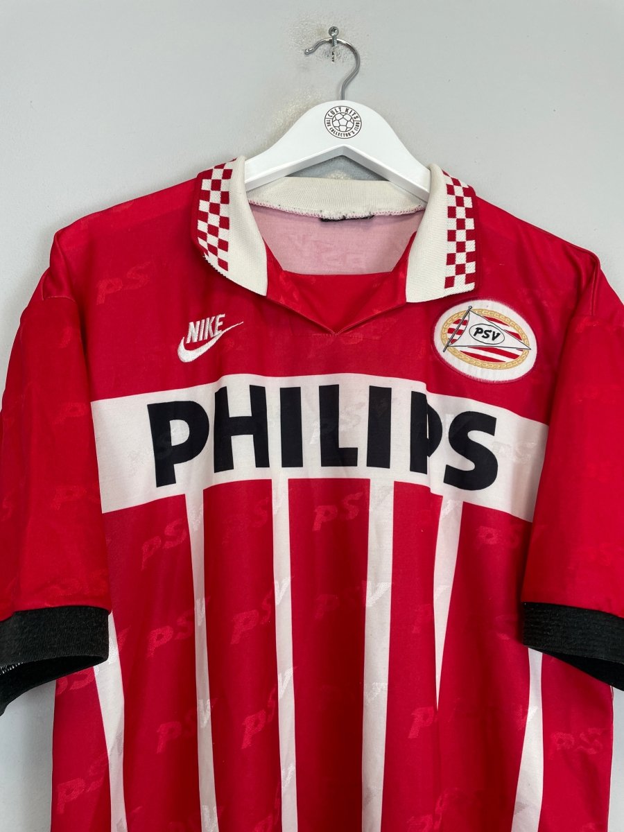 1995/96 PSV HOME SHIRT (L) NIKE - Cult Kits - Large - Buy Vintage Football Shirts, Authentic Retro Football Shirts For Sale, Classic Football Shirts & Soccer Jersey