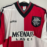 Shop 1995/96 RANGERS *MINT* AWAY SHIRT (XL) ADIDAS, classic football shirts, vintage football shirts & retro soccer jerseys at Cult Kits