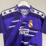 Shop 1995/96 REAL MADRID AWAY SHIRT (XL.KIDS) KELME, classic football shirts, vintage football shirts & retro soccer jerseys at Cult Kits