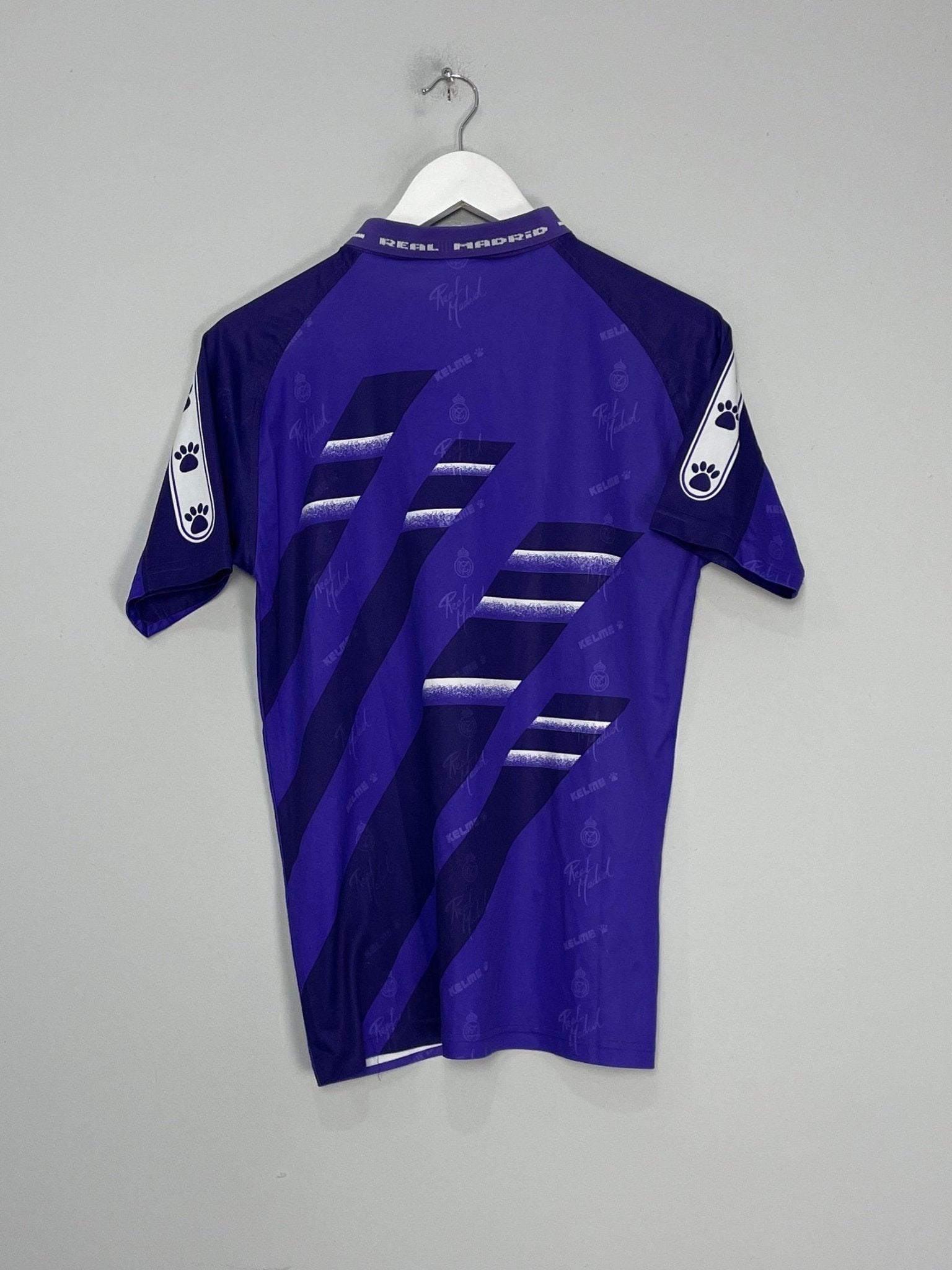 Shop 1995/96 REAL MADRID AWAY SHIRT (XL.KIDS) KELME, classic football shirts, vintage football shirts & retro soccer jerseys at Cult Kits