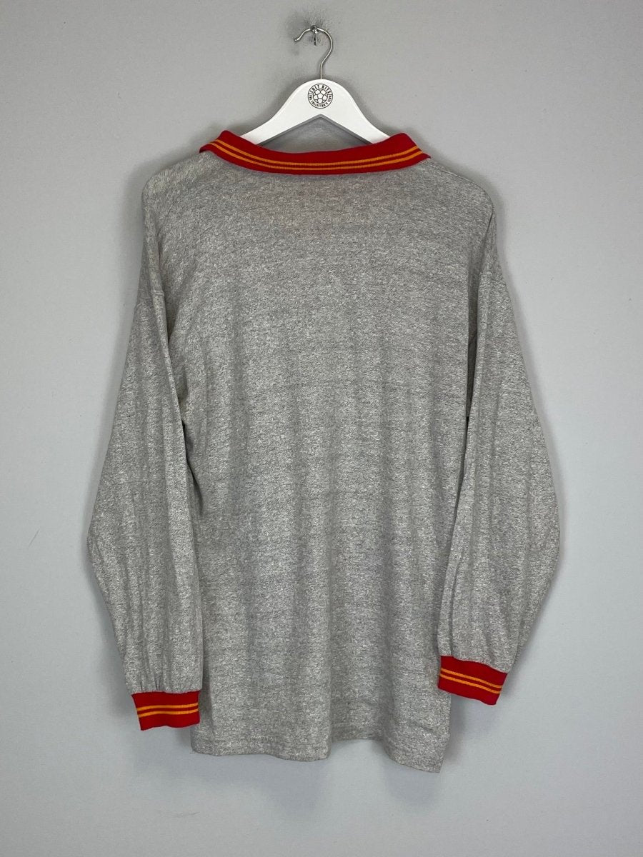 1995/96 ROMA L/S POLO SHIRT (M) ASICS - Cult Kits - Medium - Buy Vintage Football Shirts, Authentic Retro Football Shirts For Sale, Classic Football Shirts & Soccer Jersey
