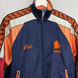 Shop 1995/96 ROMA TRACK JACKET (L) ASICS, classic football shirts, vintage football shirts & retro soccer jerseys at Cult Kits