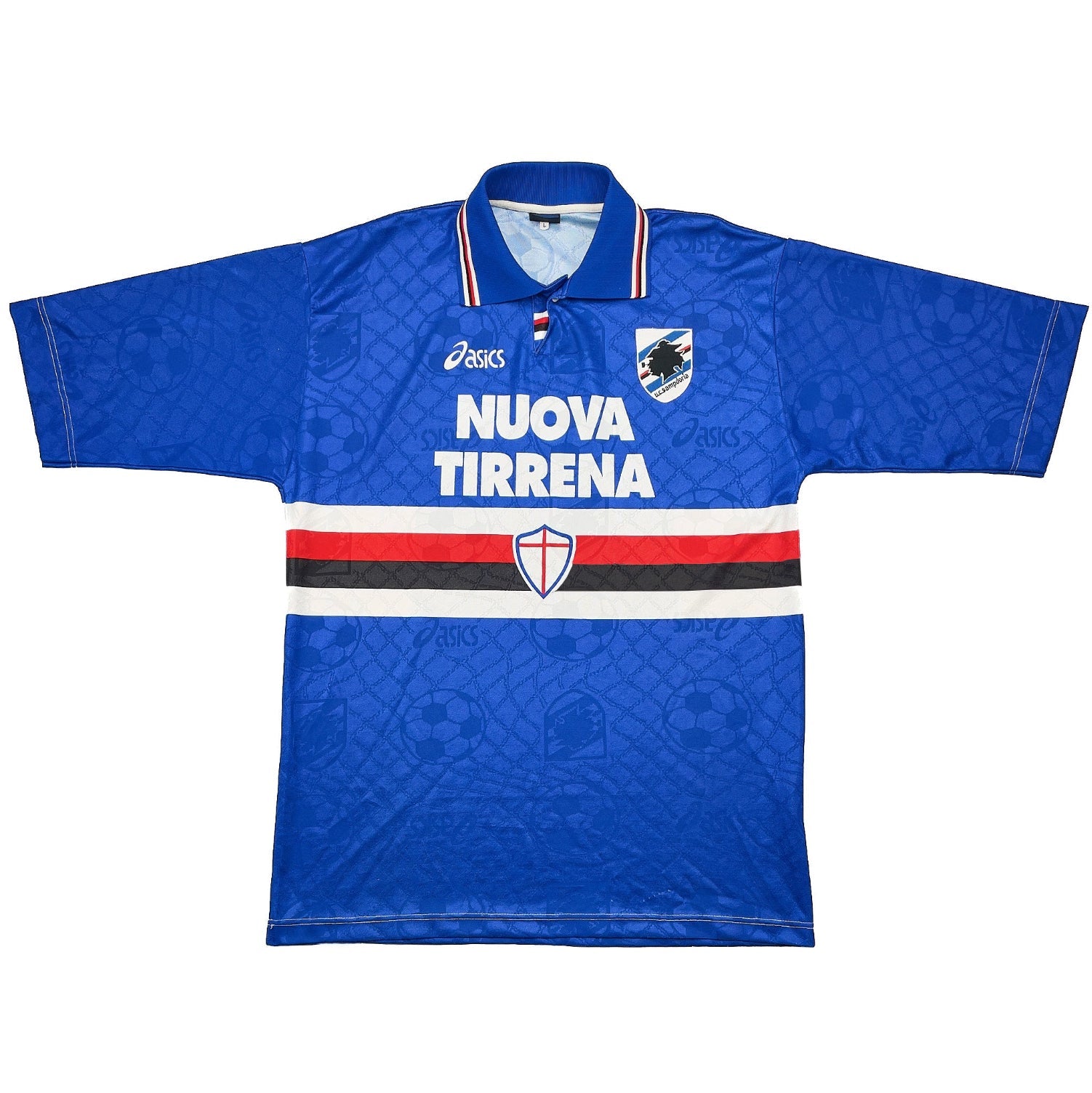 Buy 1995/96 Sampdoria Seedorf 17 Home Shirt (L) Asics ~ Free worldwide shipping available ~ Authentic Vintage Football Shirts from Cult Kits