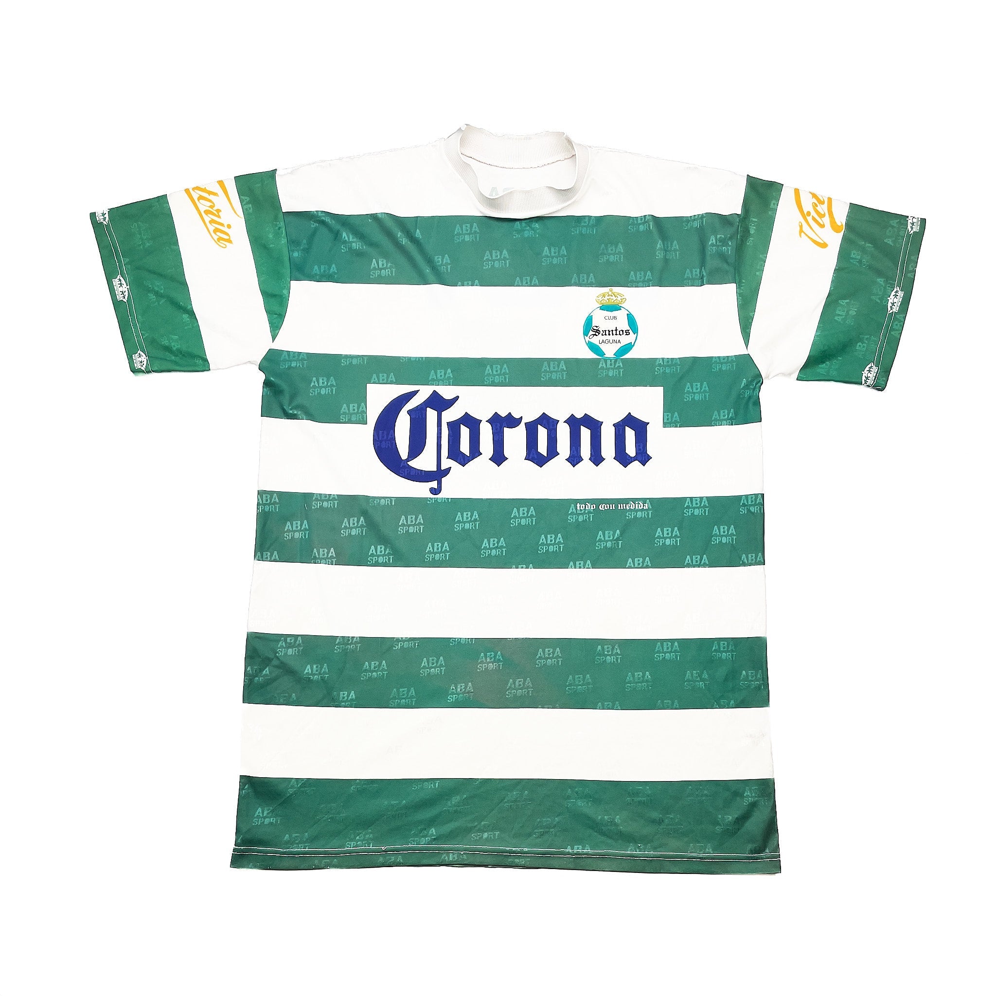 Buy 1995/96 Santos Laguna 5 Home Shirt (XL) ABA Sport ~ Free worldwide shipping available ~ Authentic Vintage Football Shirts from Cult Kits