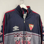 Shop 1995/96 SEVILLA TRACK JACKET (XXL) UMBRO, classic football shirts, vintage football shirts & retro soccer jerseys at Cult Kits