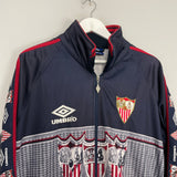 Shop 1995/96 SEVILLA TRACK JACKET (XXL) UMBRO, classic football shirts, vintage football shirts & retro soccer jerseys at Cult Kits