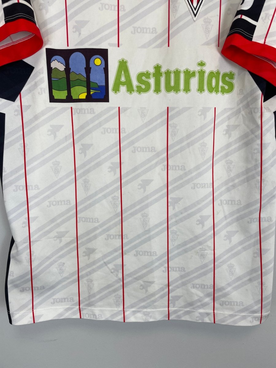 1995/96 SPORTING GIJON AWAY SHIRT (XXL) JOMA - Cult Kits - XXL - Buy Vintage Football Shirts, Authentic Retro Football Shirts For Sale, Classic Football Shirts & Soccer Jersey