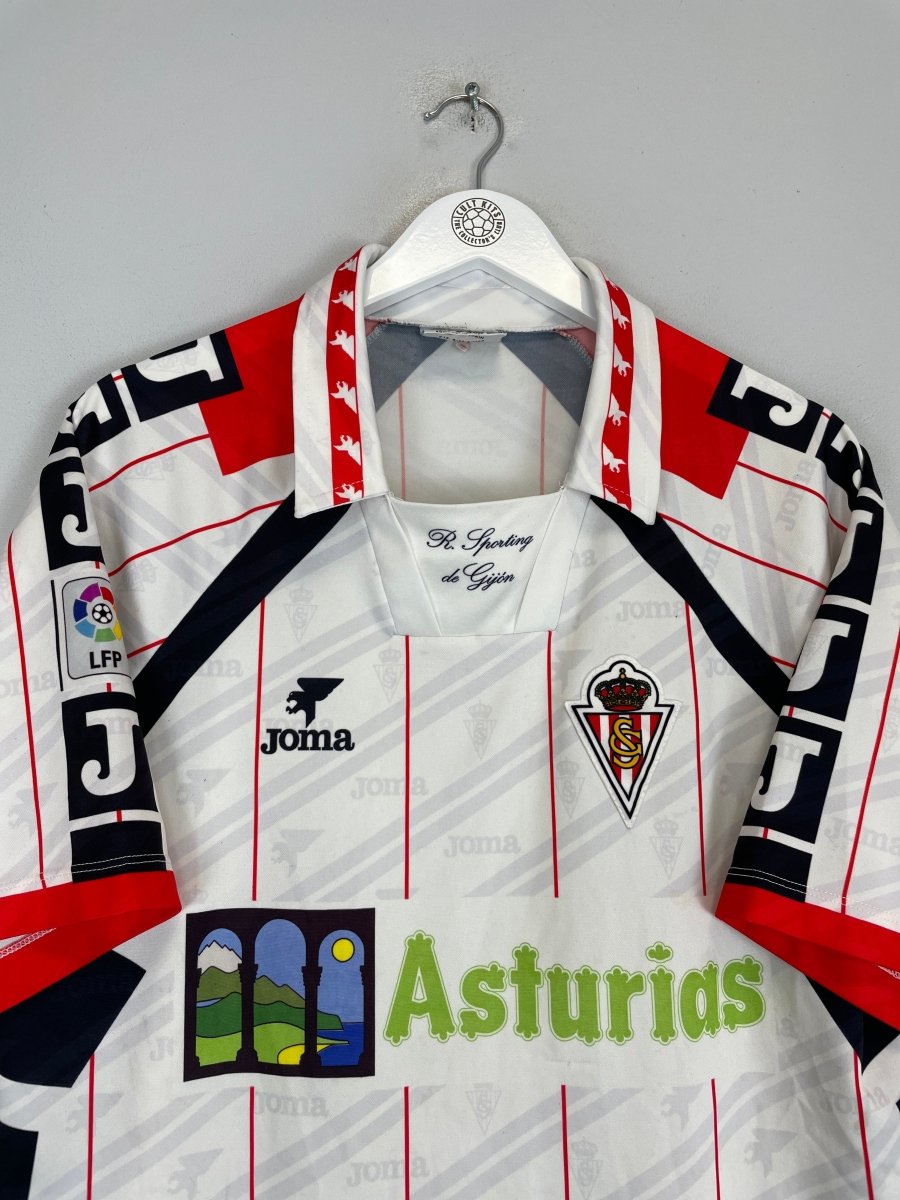 1995/96 SPORTING GIJON AWAY SHIRT (XXL) JOMA - Cult Kits - XXL - Buy Vintage Football Shirts, Authentic Retro Football Shirts For Sale, Classic Football Shirts & Soccer Jersey
