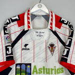1995/96 SPORTING GIJON AWAY SHIRT (XXL) JOMA - Cult Kits - XXL - Buy Vintage Football Shirts, Authentic Retro Football Shirts For Sale, Classic Football Shirts & Soccer Jersey